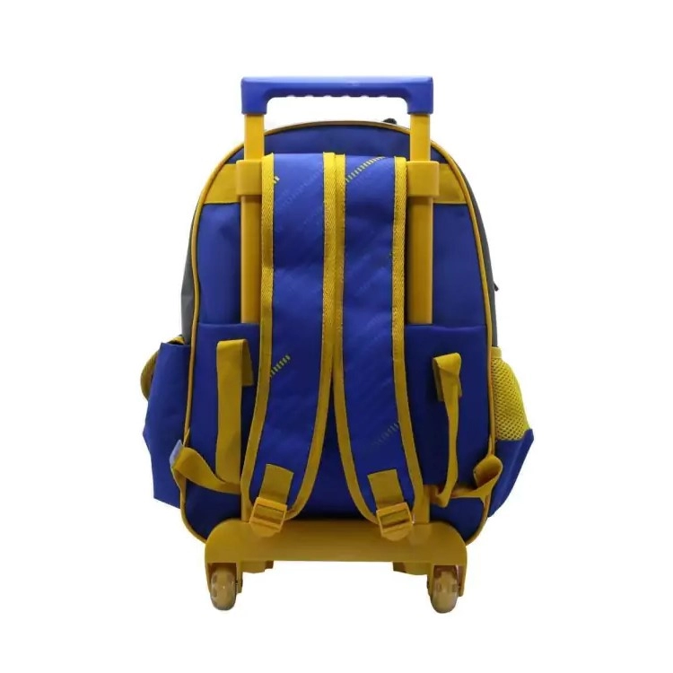 Mochila Escolar Cresko 2026 Boca Juniors 16" con Carro Art.BO296